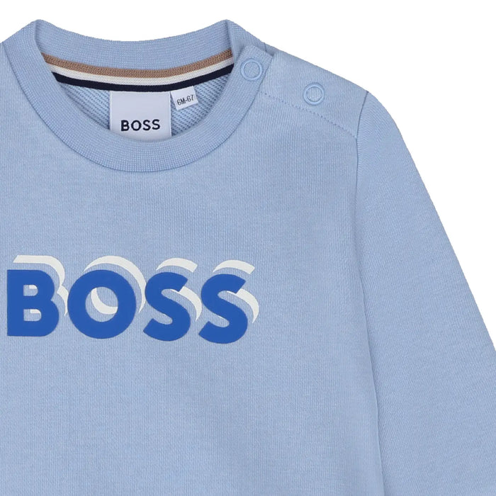 Boss Logo Print Sweatshirt