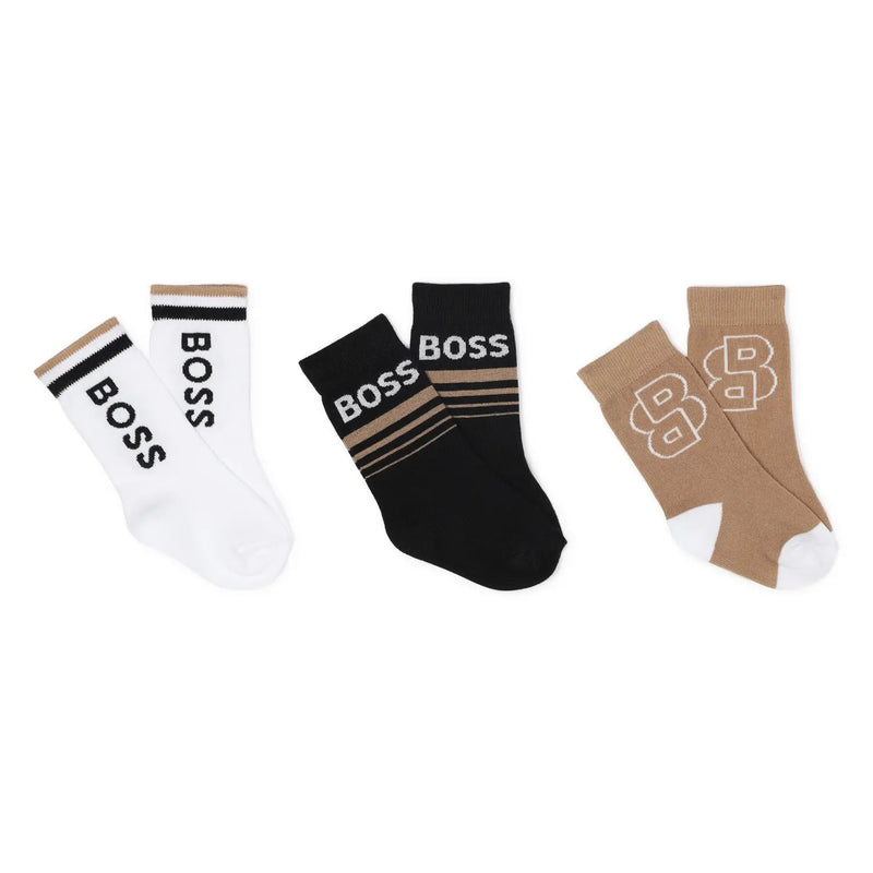 BOSS baby boy's logo socks - j52654.