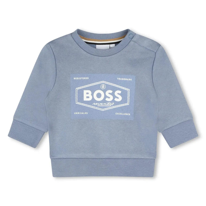 BOSS baby boy's logo sweatshirt - j51287.