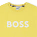 Closer view of the BOSS logo t-shirt.