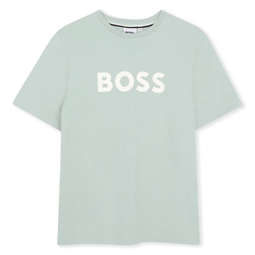 BOSS boy's sprout green logo t-shirt - j52712.
