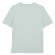 Back of the BOSS green logo t-shirt.