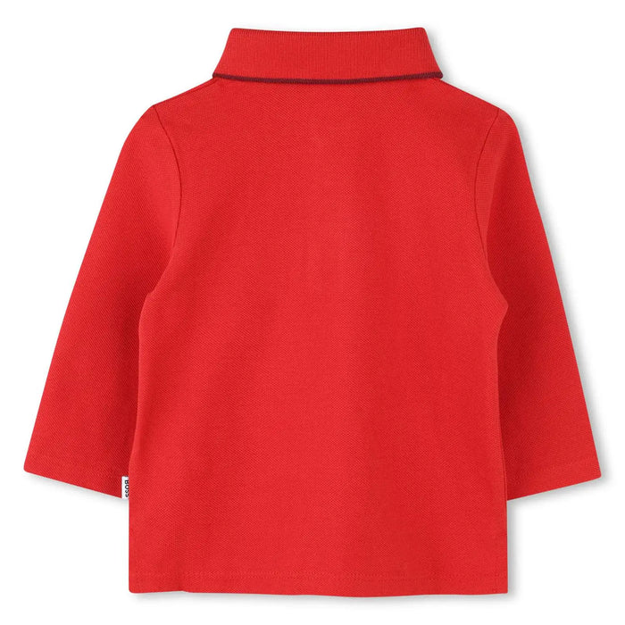 Boss L/S Polo Shirt - Red