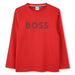 BOSS boy's red l/s t-shirt - j51211.