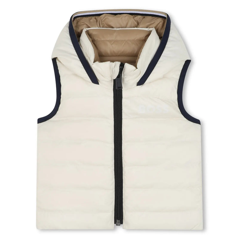 BOSS Baby Reversible Gilet - Beige