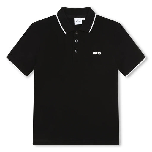 BOSS black polo shirt - j25p26.