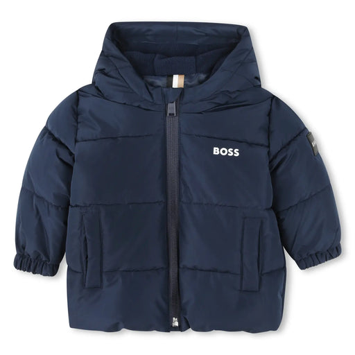 BOSS navy puffer jacket - j51258.