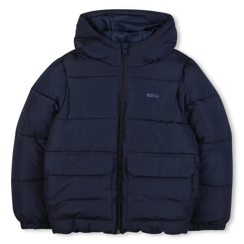 BOSS Puffer Jacket - Navy