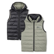BOSS green reversible gilet - j52395.