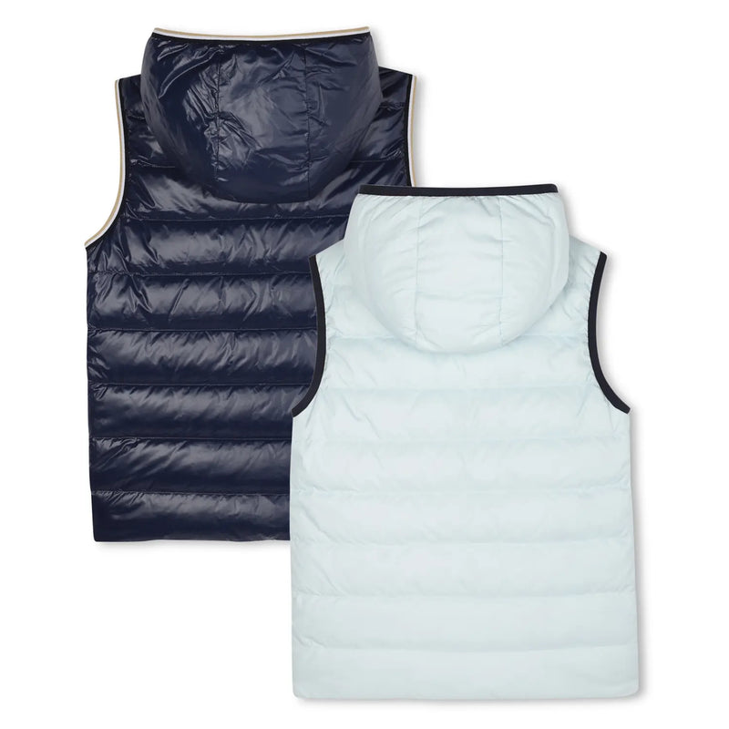 BOSS Reversible Gilet - Pale Blue