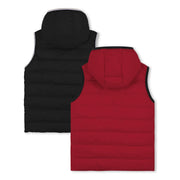 Back of the BOSS reversible gilet.