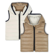 BOSS reversible gilet - j52474.