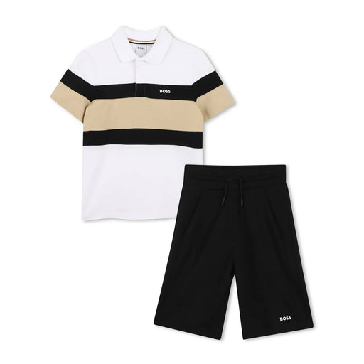 BOSS boy's bermuda shorts set - j53009.