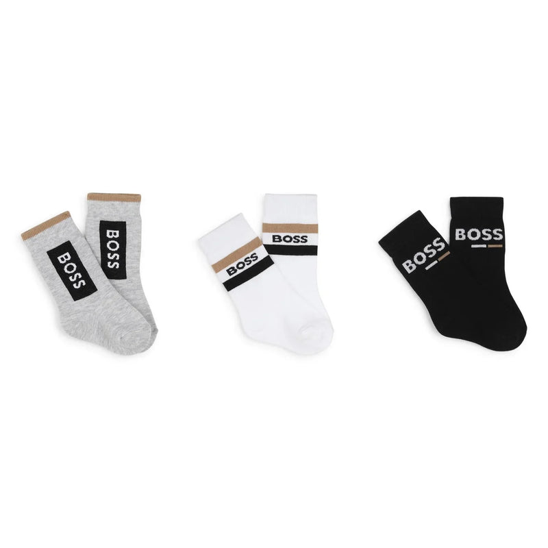 BOSS baby boy's logo socks - j51601.