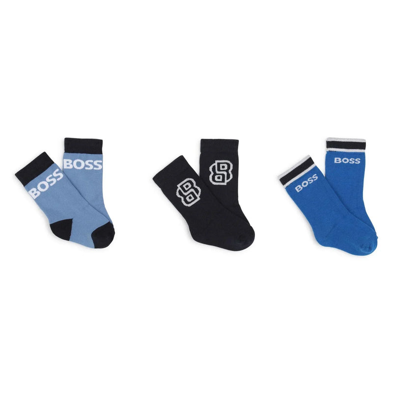 BOSS baby boy's logo socks - j51601.