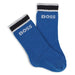 Boss blue logo socks.