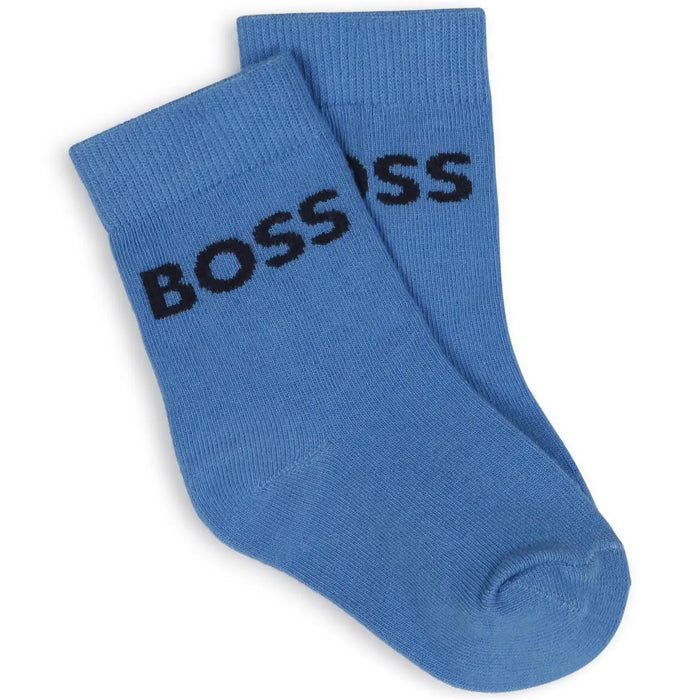 Boss blue socks.