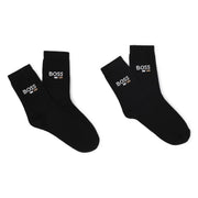 BOSS boy's black socks - j52637.