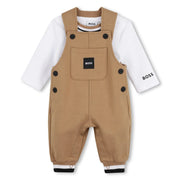 BOSS baby boy's t-shirt & dungarees - j53301.