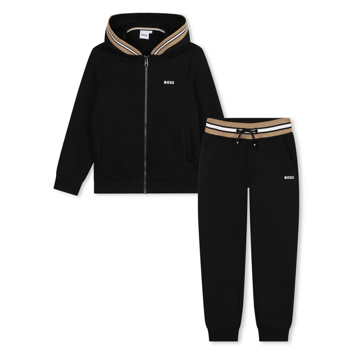 Boss tracksuit tops hotsell