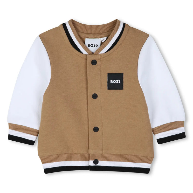BOSS button up colourblock jacket.