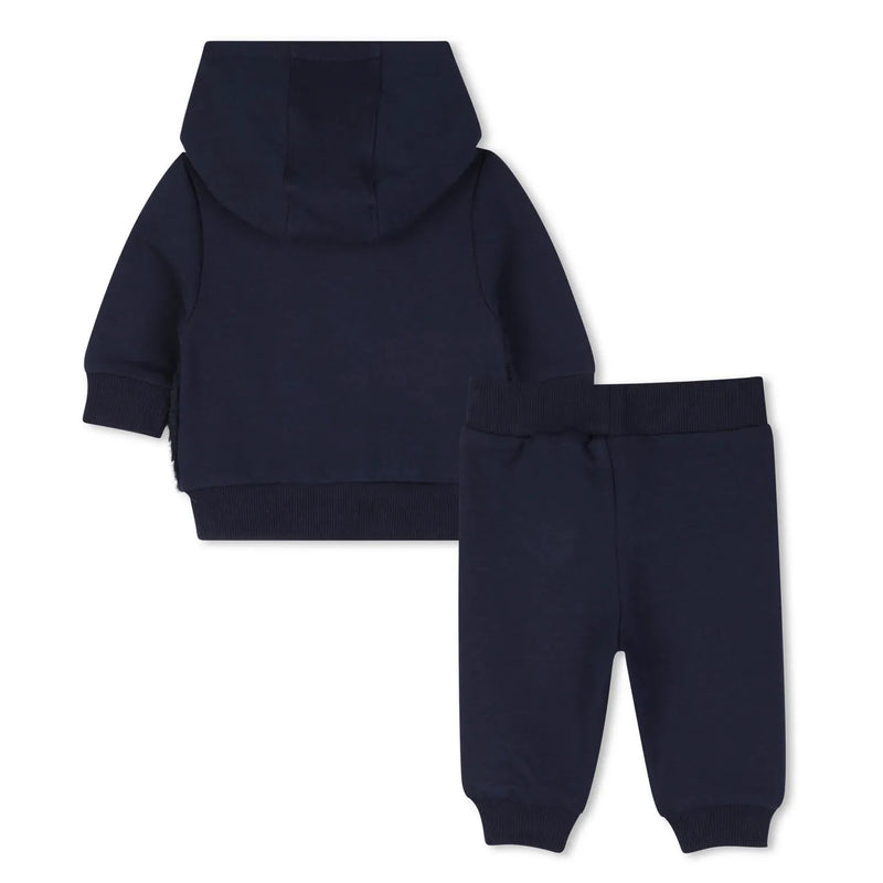 Rear view of the BOSS tracksuit.