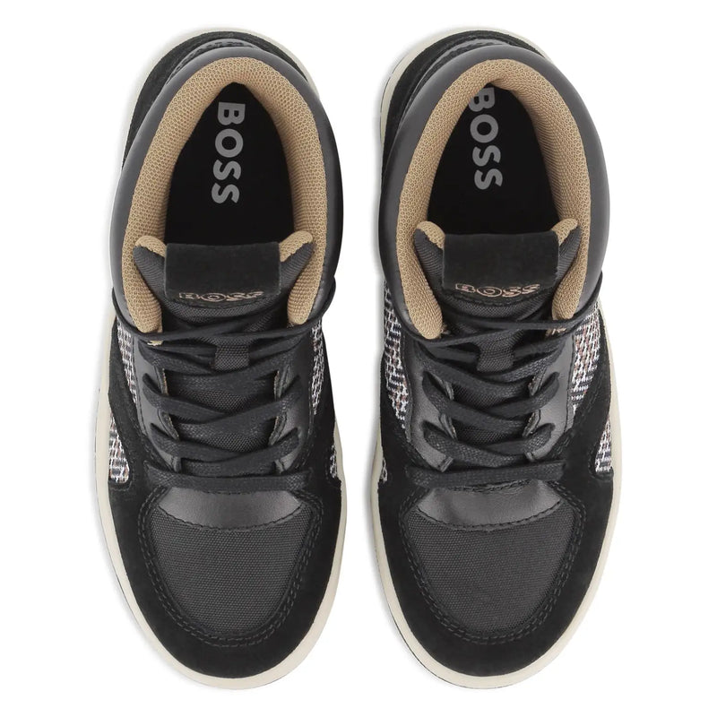 Top down view of the BOSS trainers.