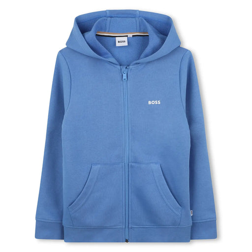 BOSS blue zip up hoodie - j51958.