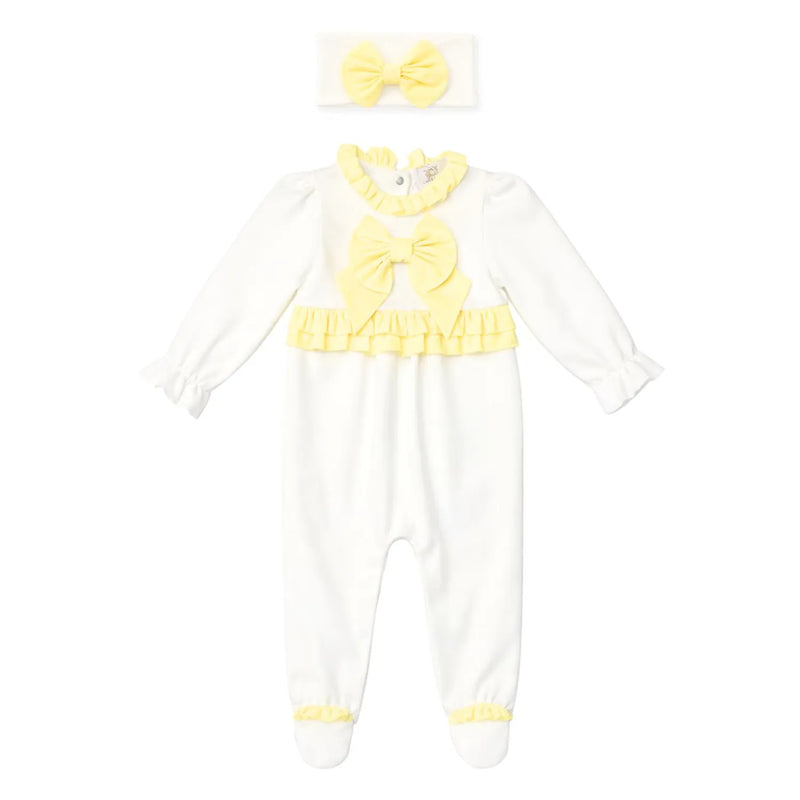 Caramelo baby girl's babygrow & headband - 0341263.