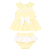 Caramelo baby girl's bow dress - 0312252.