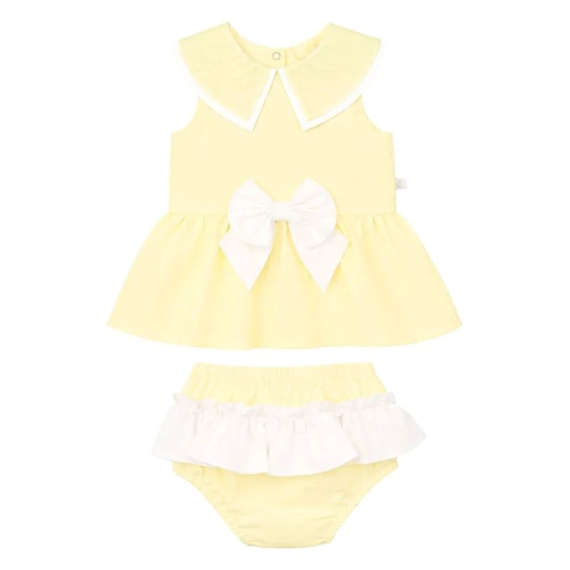 Caramelo baby girl's bow dress - 0312252.