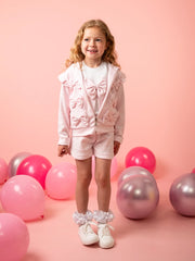 Caramelo girl's bow shorts set - 0314262.