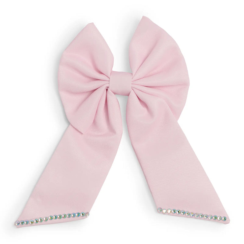 Caramelo pink diamante hair bow - 349758.