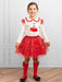 Caramelo red fashion day skirt set - 122138.