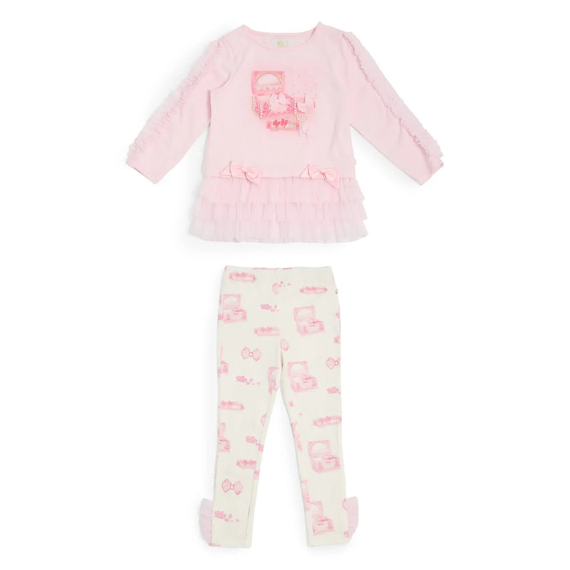 Caramelo jewellery box leggings set - 3498116.