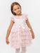 Caramelo pink lace frill dress  - 321202.