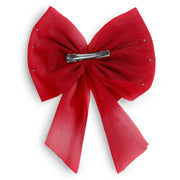 Back of the Caramelo pearl hair bow.