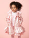 Caramelo girl's pink quilted coat - 342340.