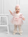 Caramelo girl's pink tulle dress - 312204.