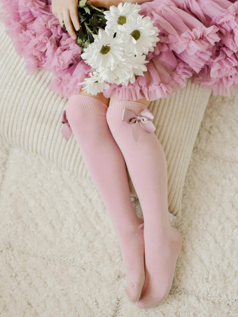 Condor Bow Socks - Pink