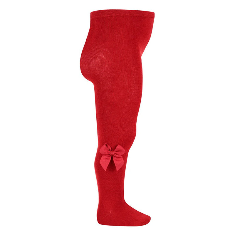 Condor Bow Tights - Red Velvet