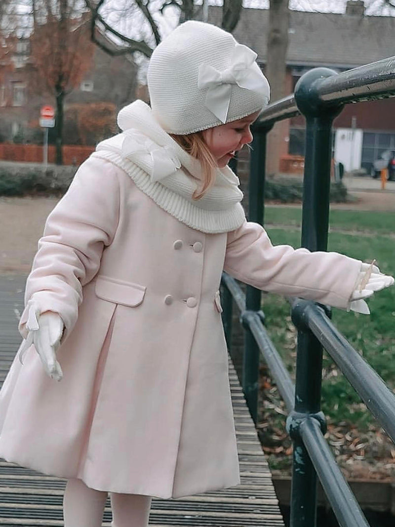 Condor Knitted Bow Hat - Cream