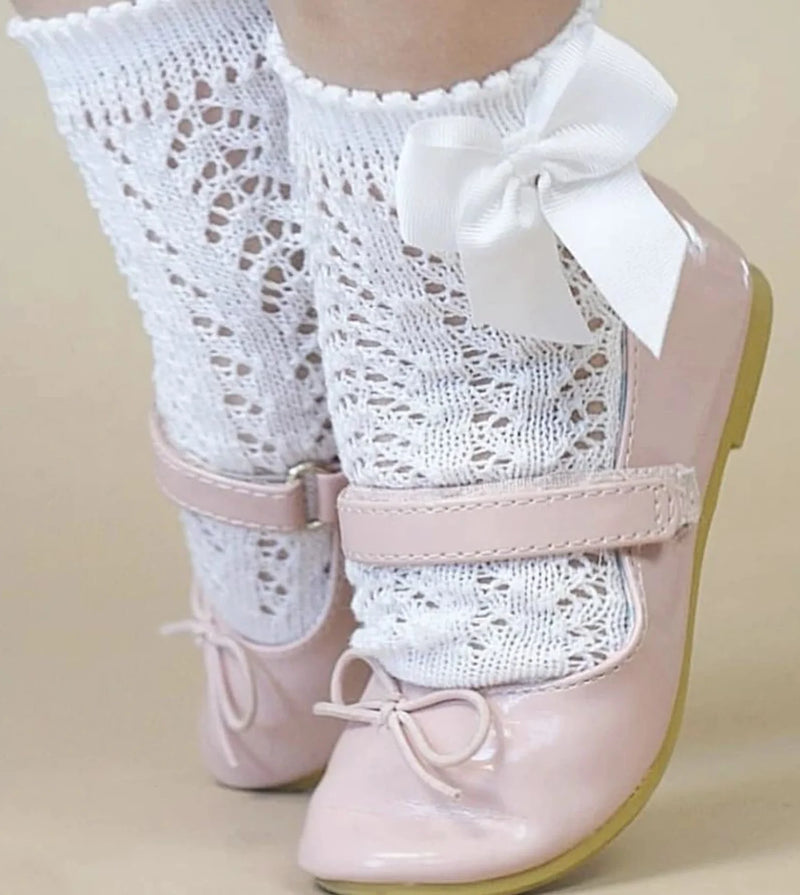 Condor Openwork Socks - White