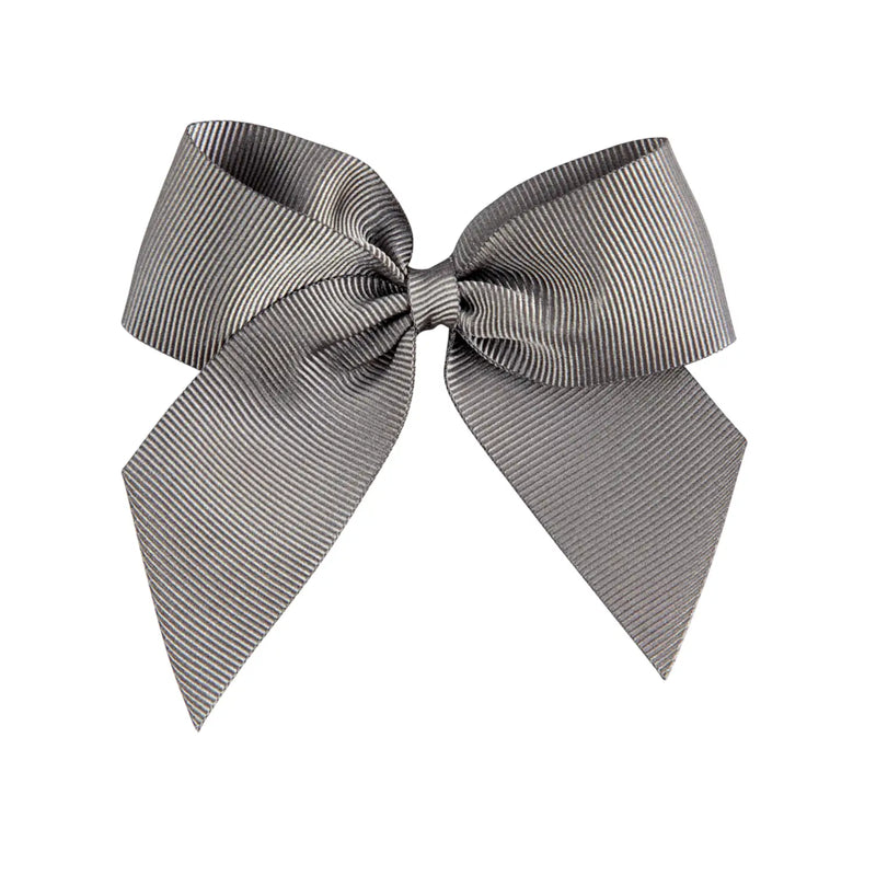 Condor grey ribbon bow clip - 50952.