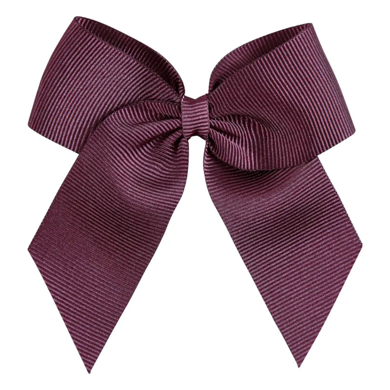 Condor Ribbon Bow Clip - Garnet