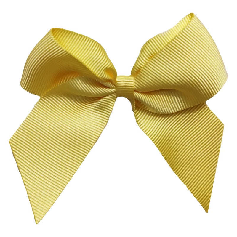 Condor Ribbon Bow Clip - Yellow