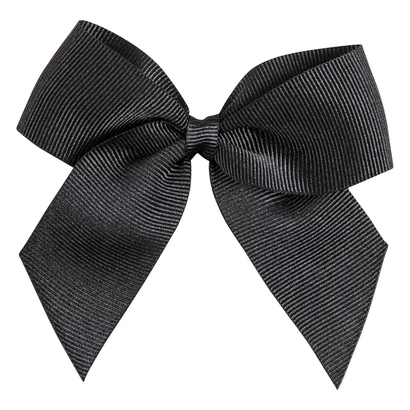Condor Ribbon Bow Clip - Black.