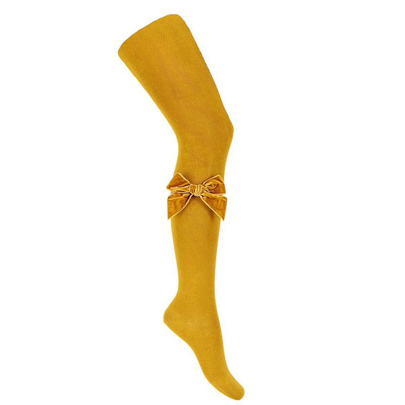Condor velvet bow tights - 24891.