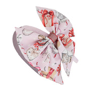 Daga girl's pink bow headband - 10354.