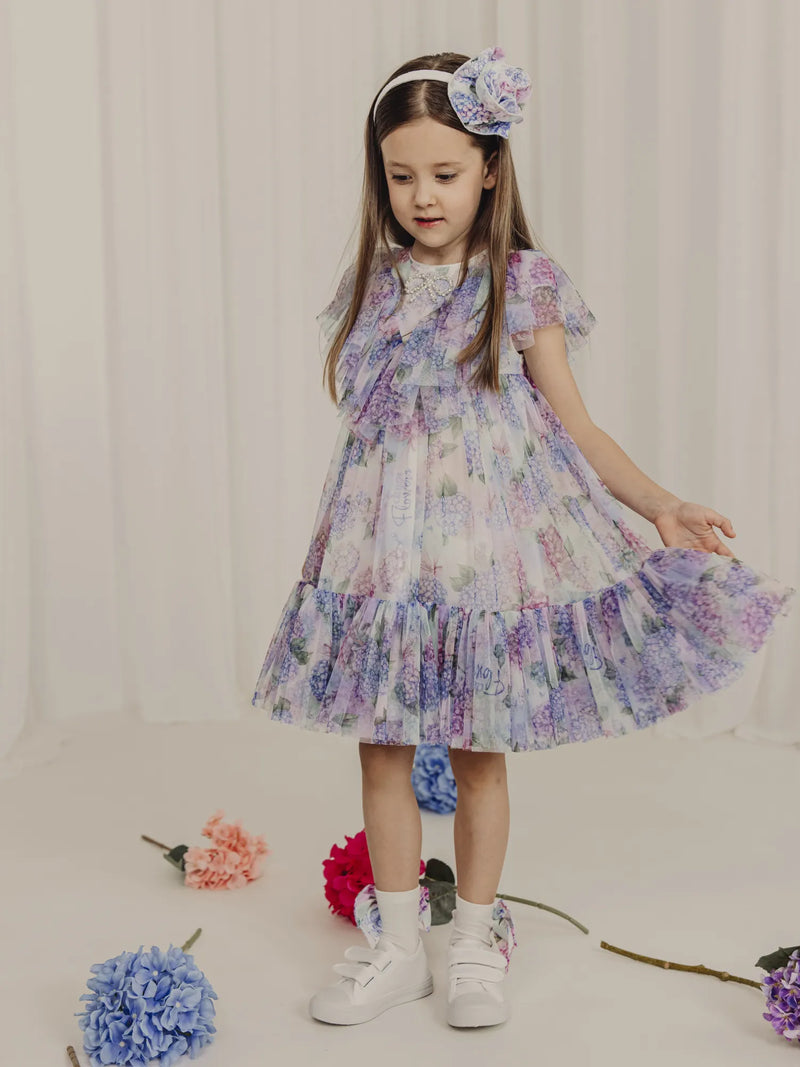 Daga Pastel Bloom Tulle Dress